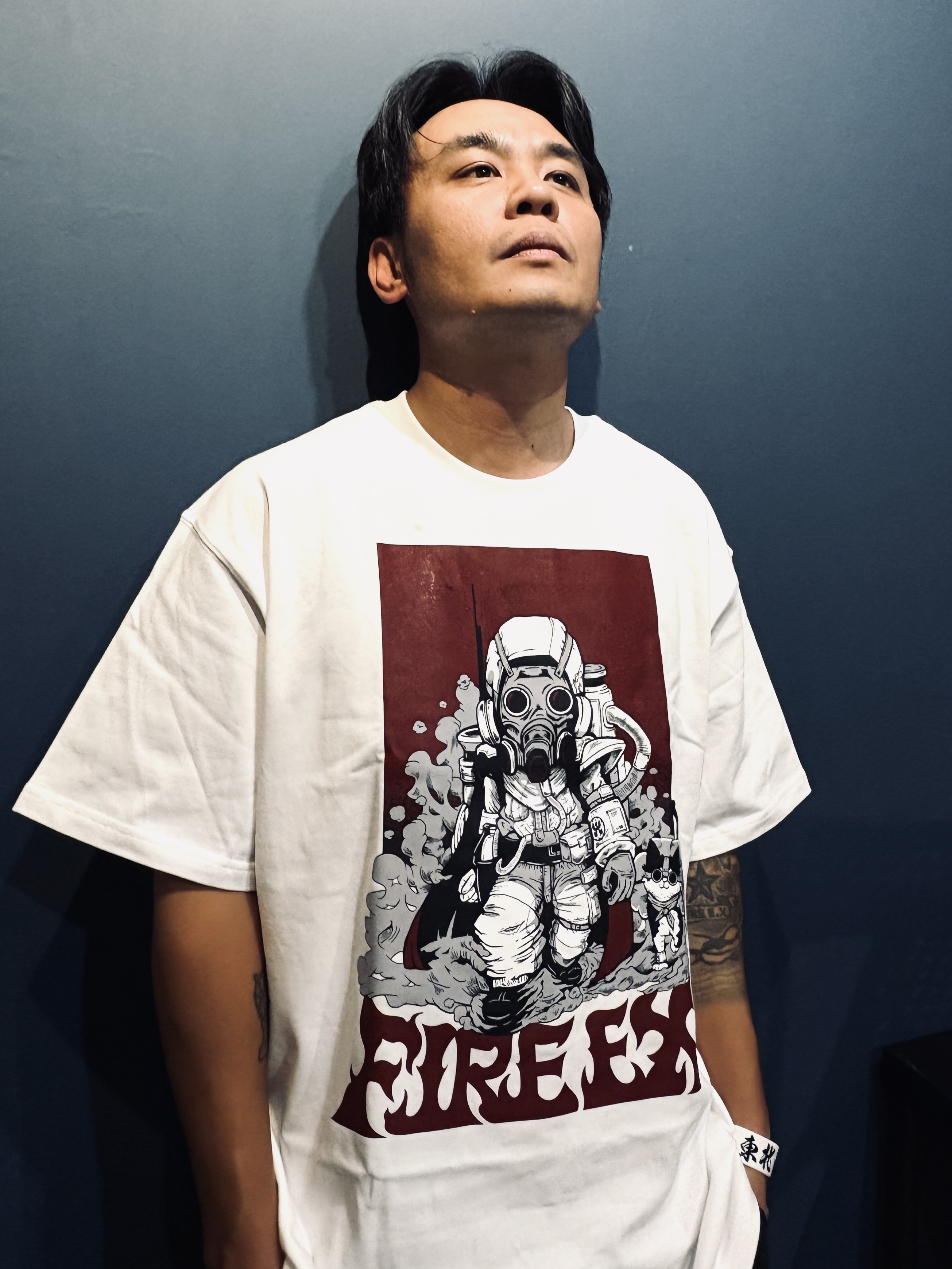 【滅火器 Fire EX.】Fire EX.& x Nukui Bogard 聯名tee〈面具款〉