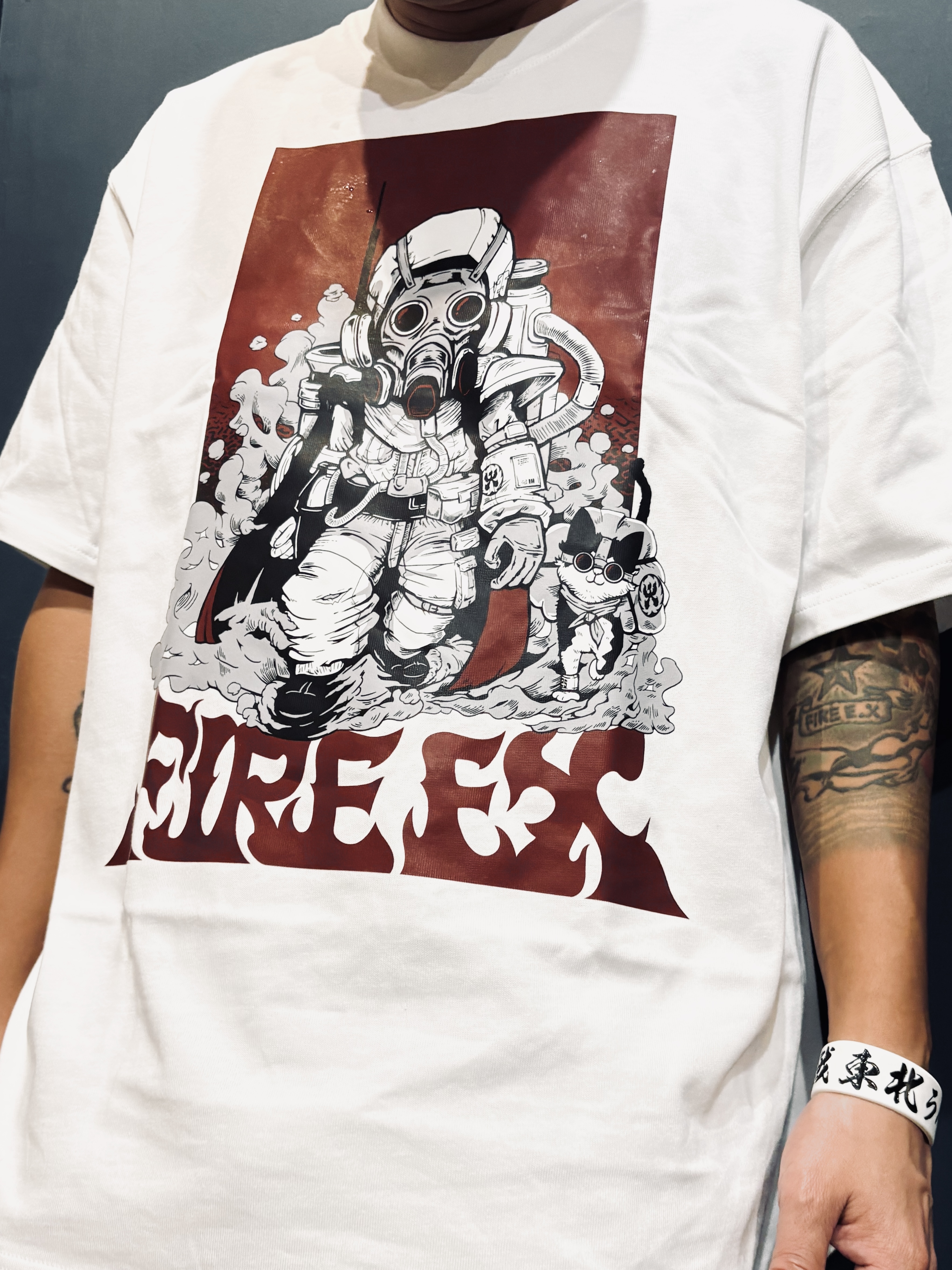 【滅火器 Fire EX.】Fire EX.& x Nukui Bogard 聯名tee〈面具款〉