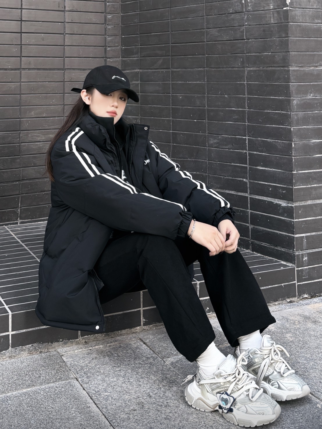 JEEP 假兩件式 麵包外套