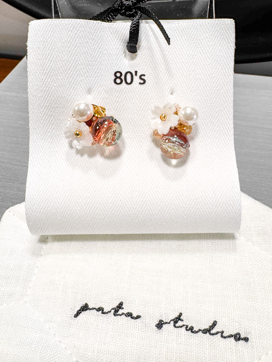 【SALE SALE SALE🔥】 韓國手工 天然石 閃石 耳環 "925純銀耳針" 【不設退換】