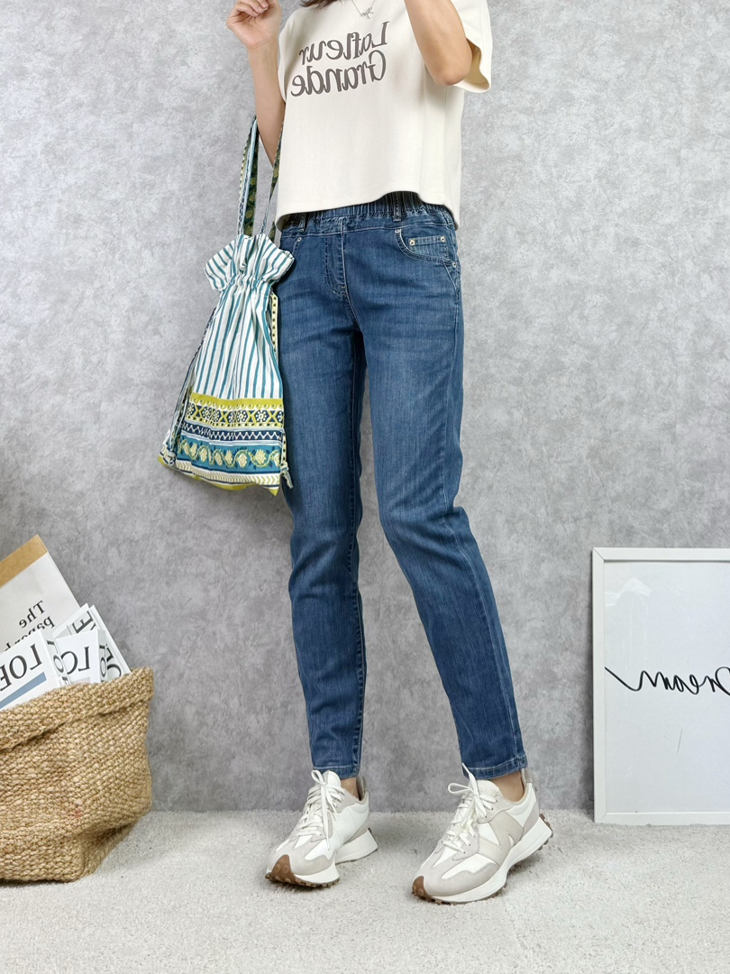 穿起來零束縛感★依然修身有型收腳褲