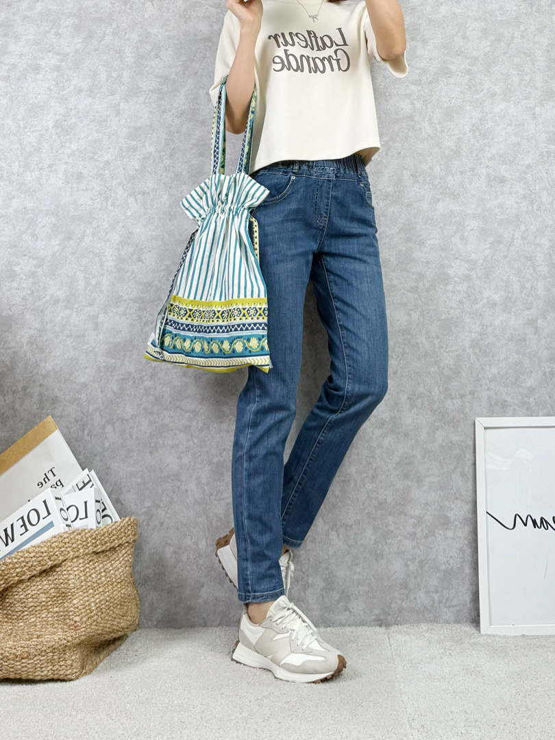 穿起來零束縛感★依然修身有型收腳褲