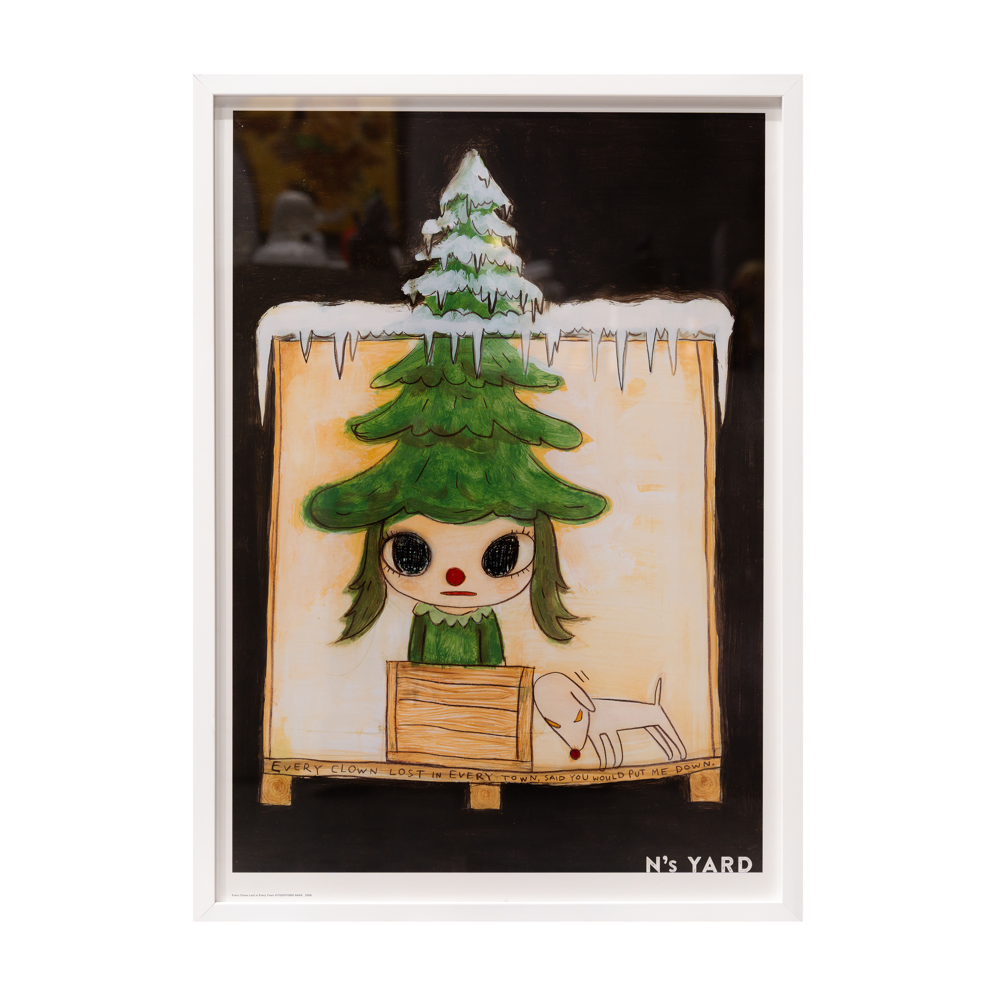 奈良美智 Yoshitomo NARA - Every Clown Lost in Every Town 海報