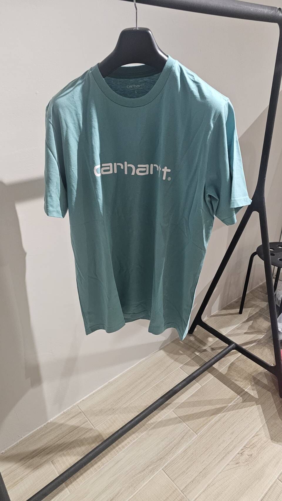 💚 CARHARTT 蒂芬妮綠 LOGO 短袖 Tee｜零碼出清 L號 💚