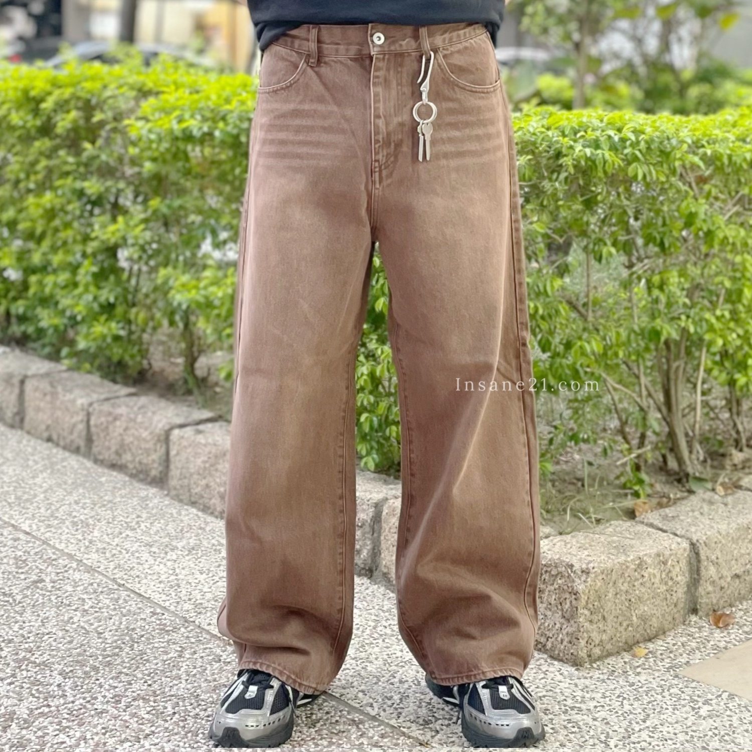 日牌BEAMS 牛仔褲 做舊 刷色直筒 長褲 INDIGO 三色 復古穿搭