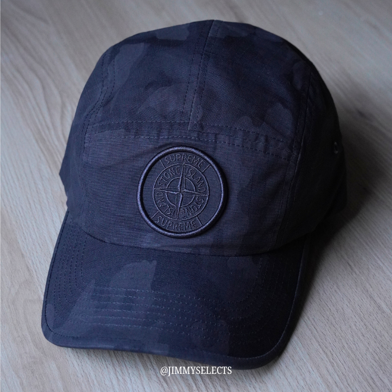 【代購】Supreme Stone Island Reactive Ice Camo Ripstop Camp Cap