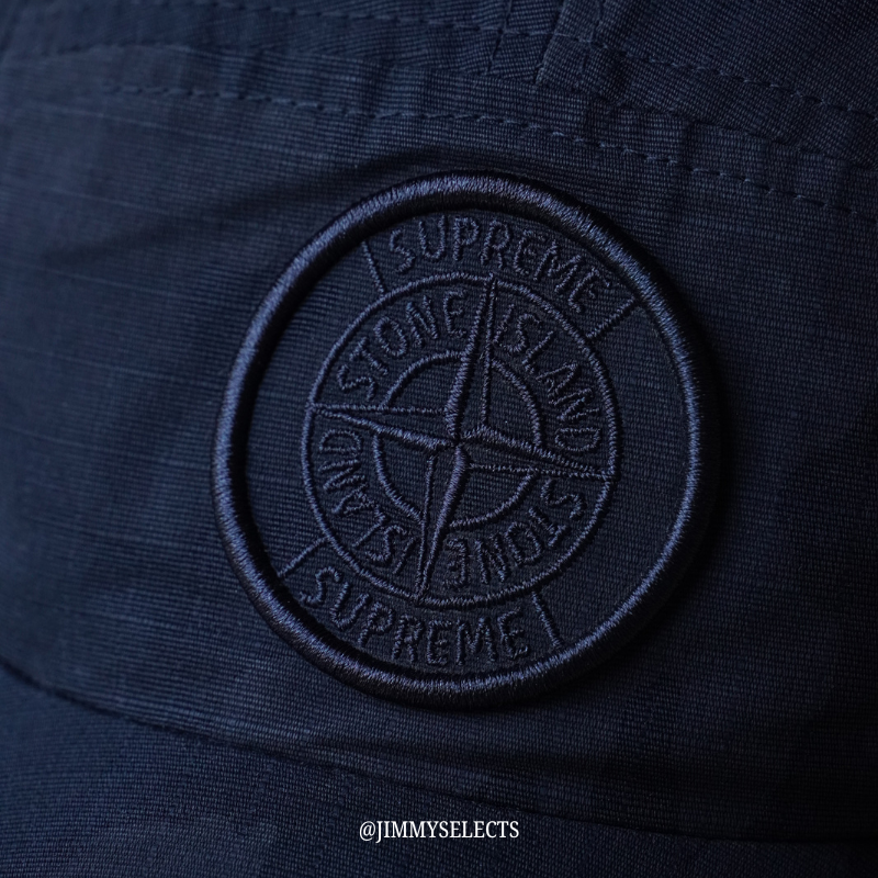 【代購】Supreme Stone Island Reactive Ice Camo Ripstop Camp Cap