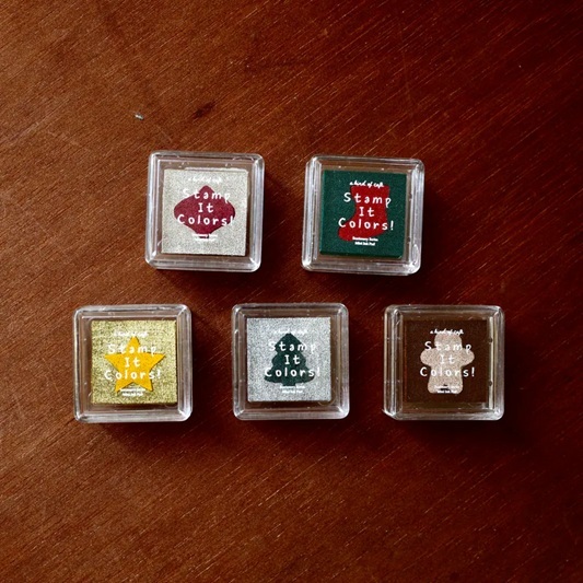 A Kind of cafe什物．特殊雙色節慶印台訂製印台 共八色