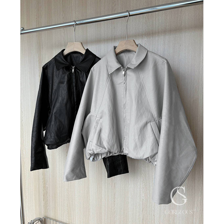 H69「飛鼠飄飄皮革外套」