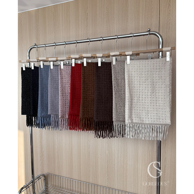 H108「海鹽泡泡羊絨圍巾」