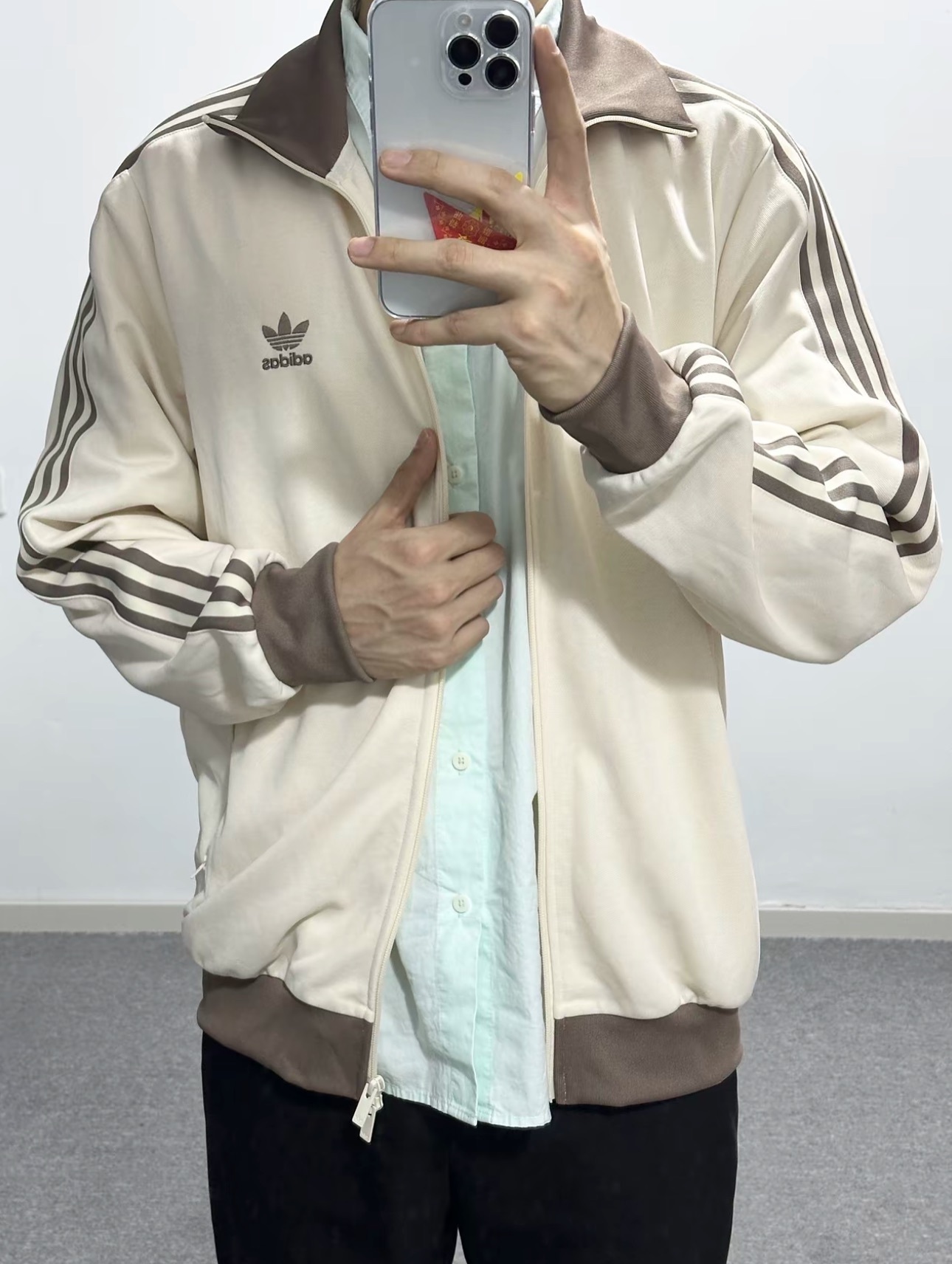 Adidas Originals BECKENBAUER Adicolor Classics  JACKET奶白