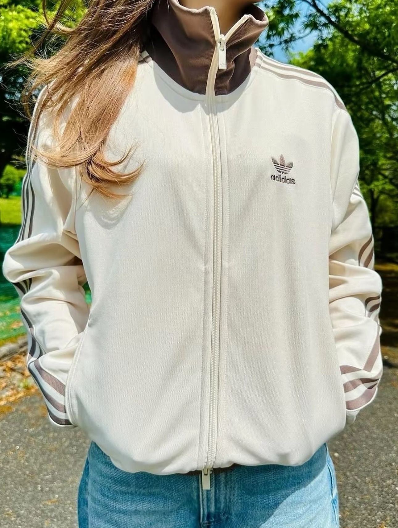 Adidas Originals BECKENBAUER Adicolor Classics  JACKET奶白