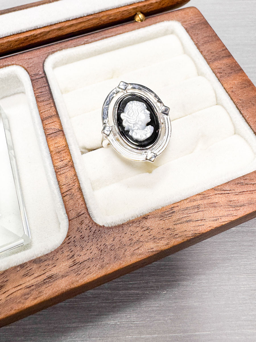 【SALE SALE SALE🔥】 925全純銀vintage 剪影 戒指 【不設退換】