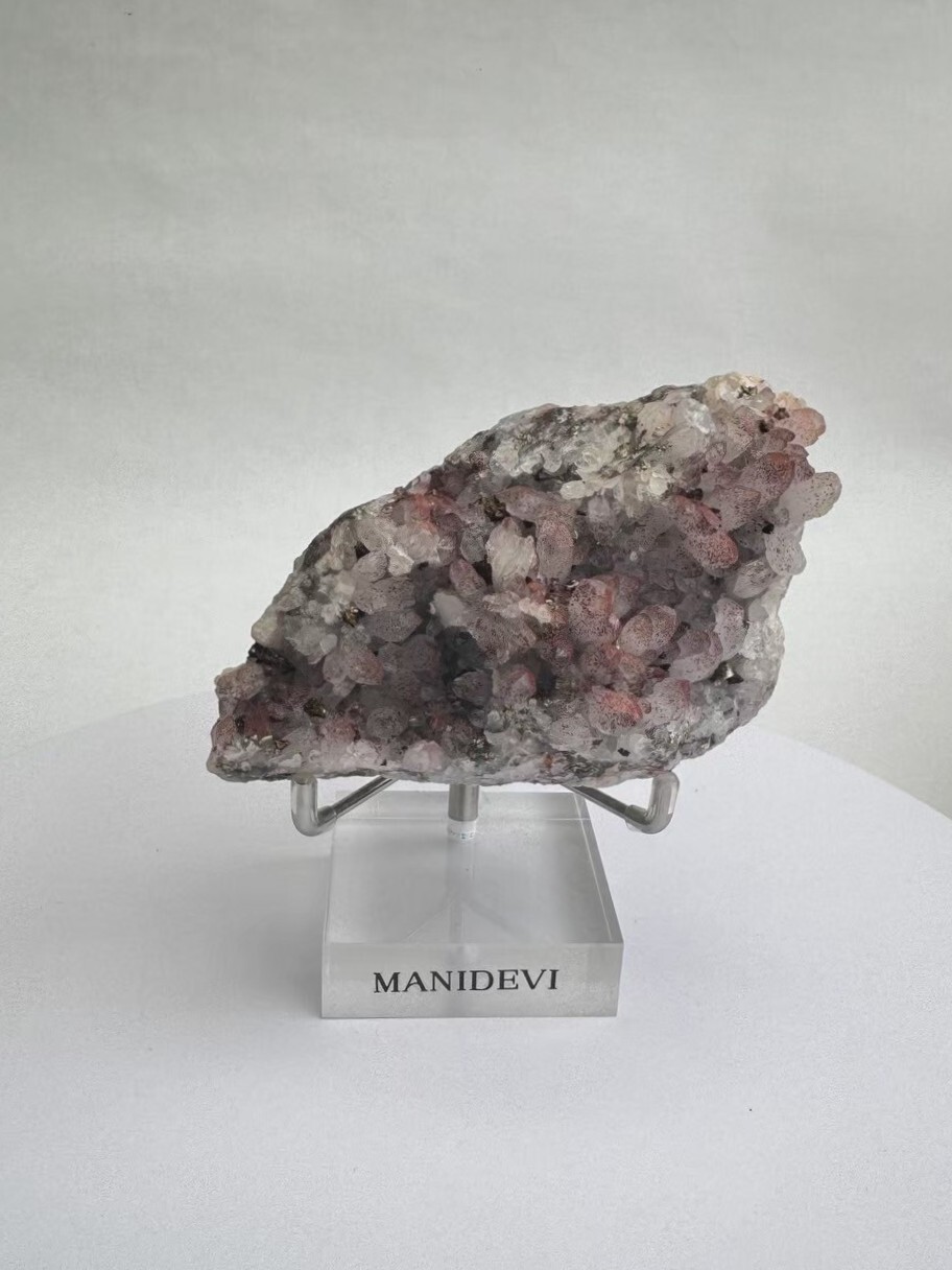 大天使連結礦頻-紅水晶共生黃鐵礦 MAGRCO278324