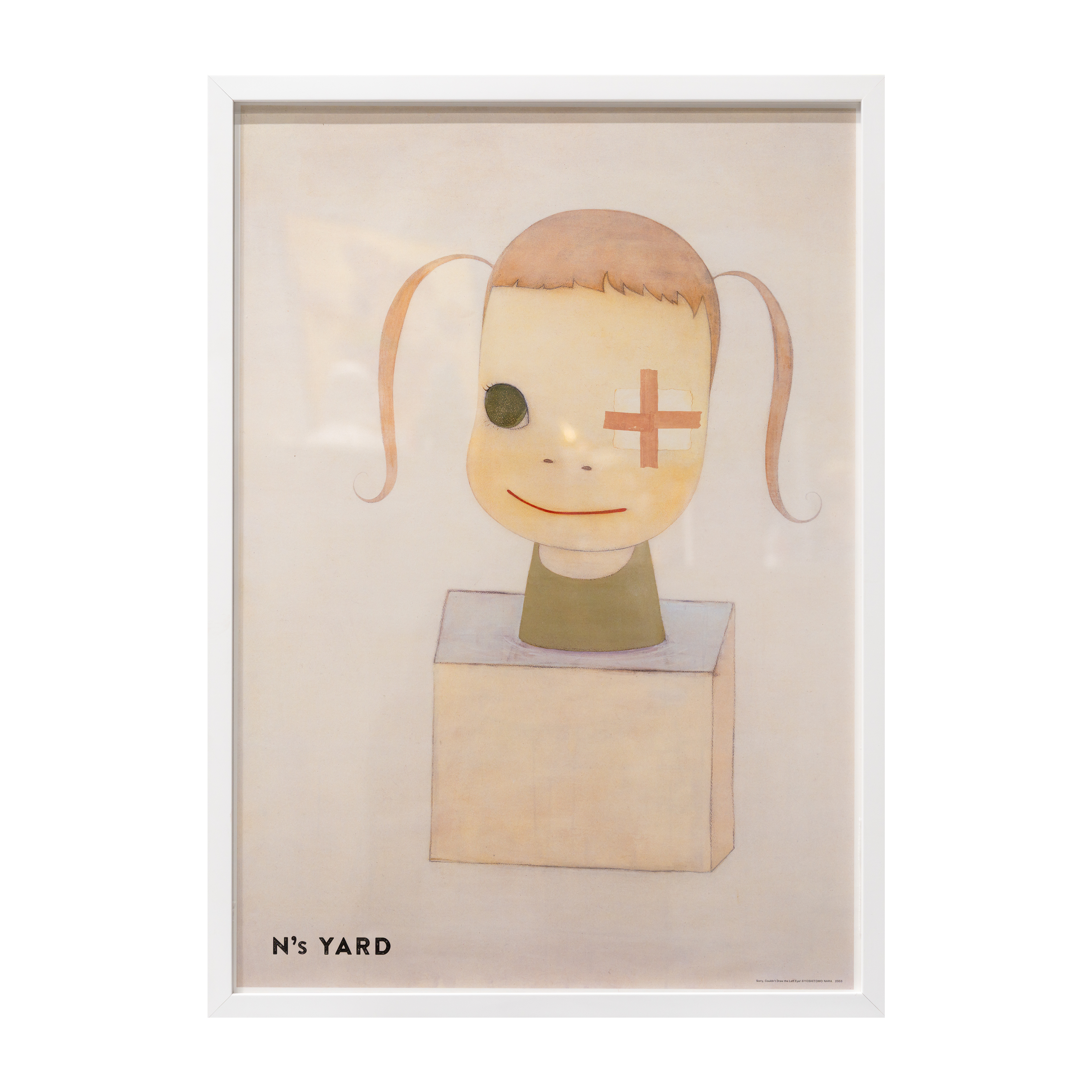 奈良美智 Yoshitomo NARA - Sorry Couldn't Draw Left Eye! (Poster)