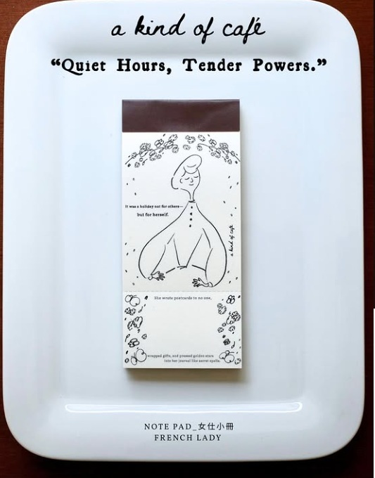 A Kind of cafe什物．文畫季便箋本 共五款