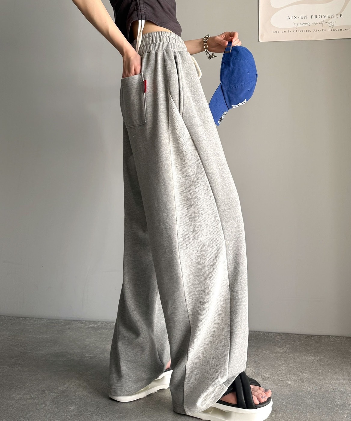 <超俗>日本 品牌 JAVA 寬鬆 側邊 拼接 棉褲 4色