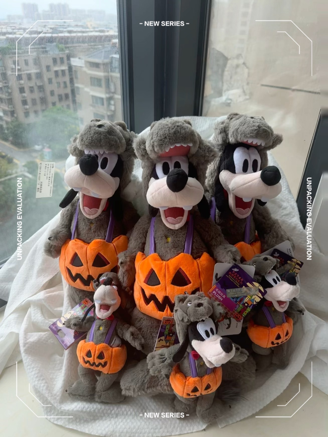 代購-<1000元左右交換禮物>Disney迪士尼 高飛 萬聖節限定 毛絨鑰匙圈/玩偶