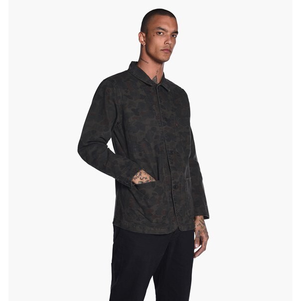 🪖 日本 LEVIS RedTab Engineers 迷彩牛仔外套｜亞版M