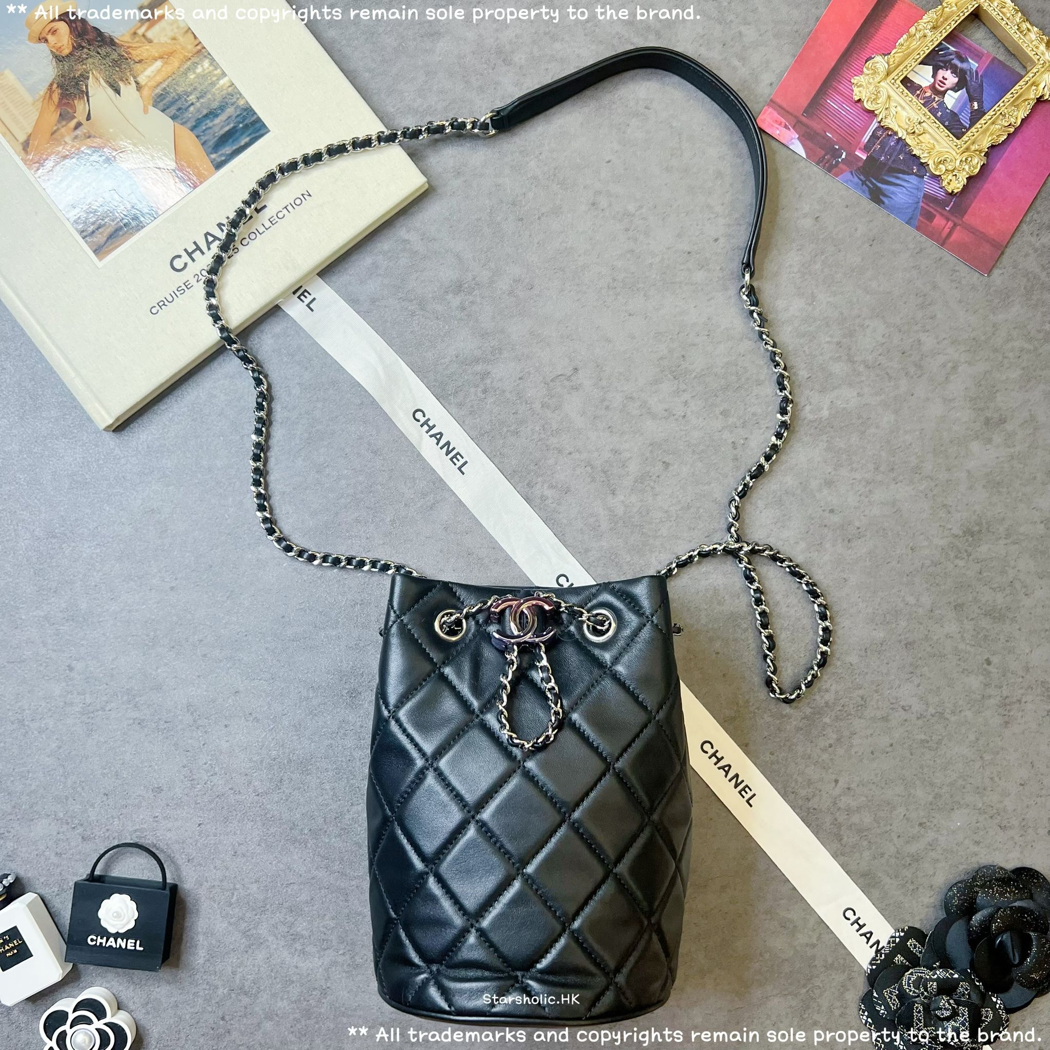 「SOLD」CHANEL 幻彩扣水桶包