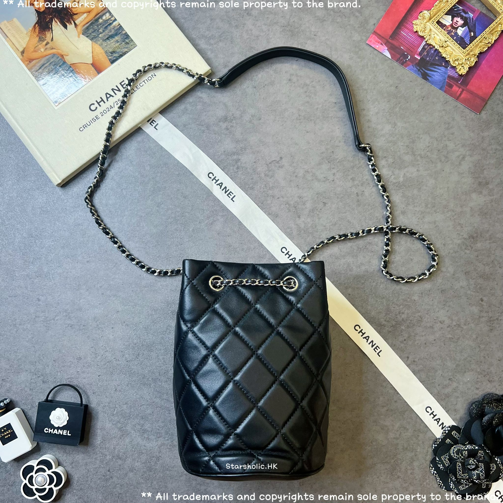 「SOLD」CHANEL 幻彩扣水桶包