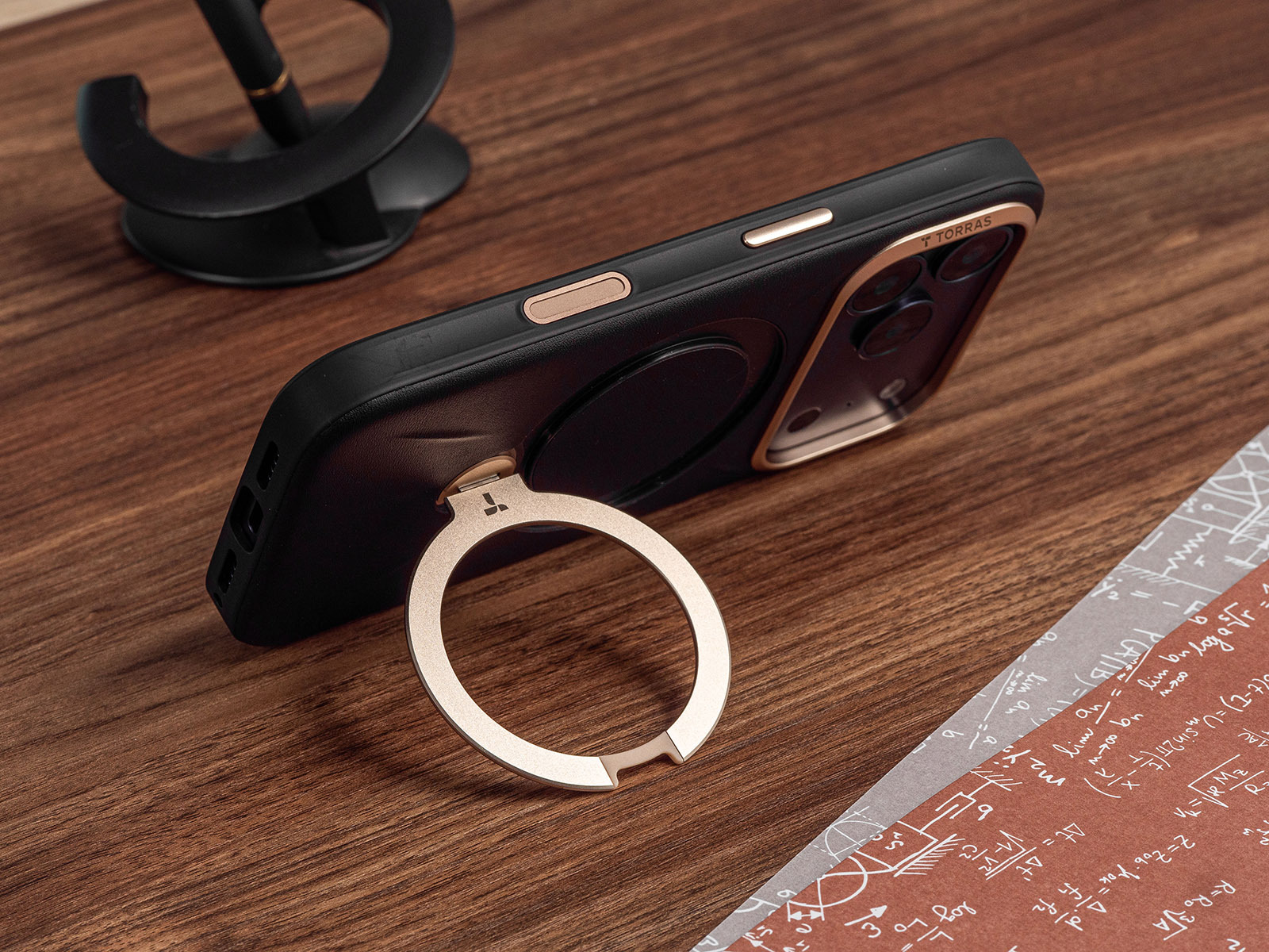 圖拉斯 Torras Ostand Spin VegSkin Magnetic 皮革款 - 實拍圖 3