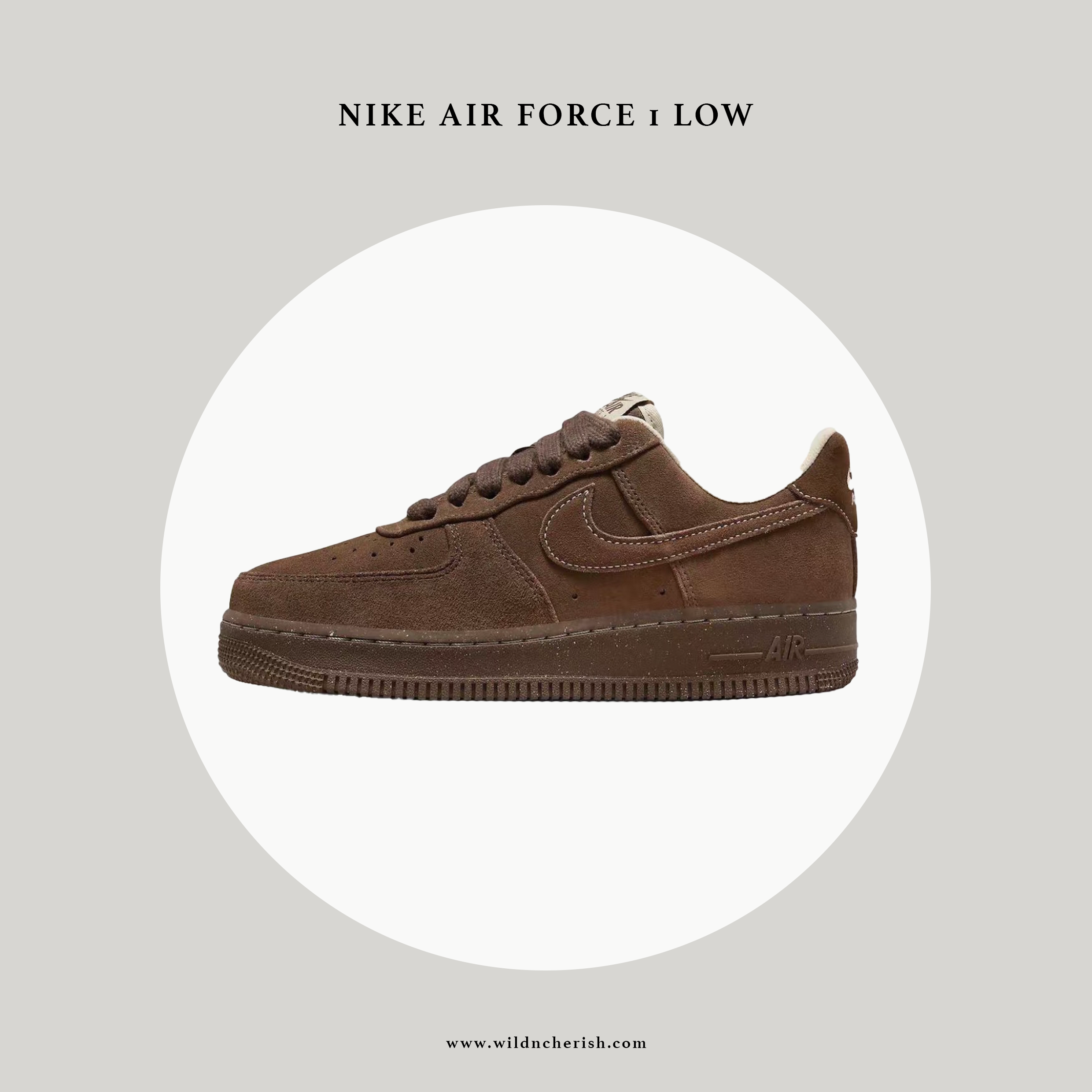預訂 | Nike Air Force 1 '07 朱古力色 女款