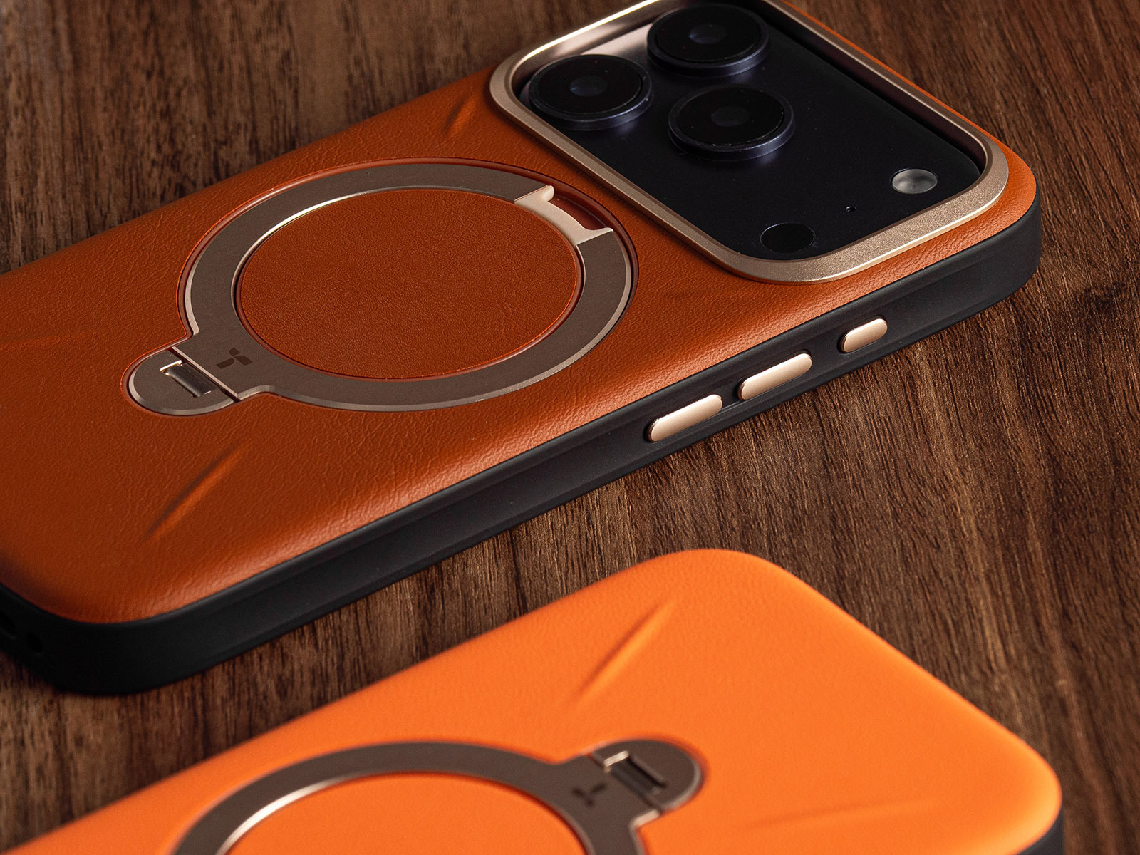 圖拉斯 Torras Ostand Spin VegSkin Magnetic 皮革款 - 實拍圖 4