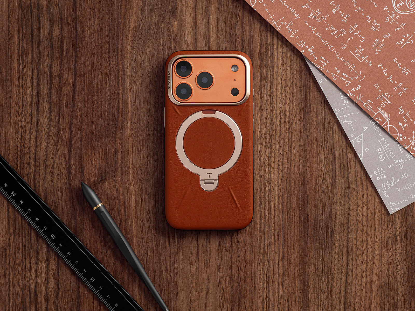 圖拉斯 Torras Ostand Spin VegSkin Magnetic 皮革款 - 實拍圖 6