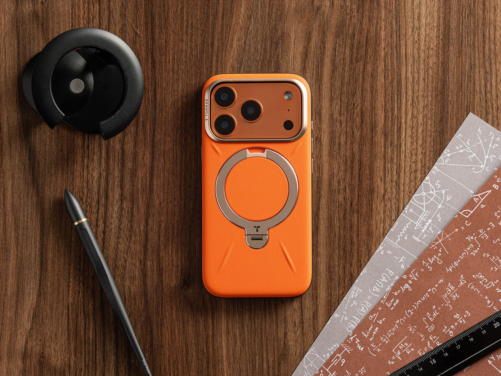 圖拉斯 Torras Ostand Spin VegSkin Magnetic 皮革款 - 實拍圖 8