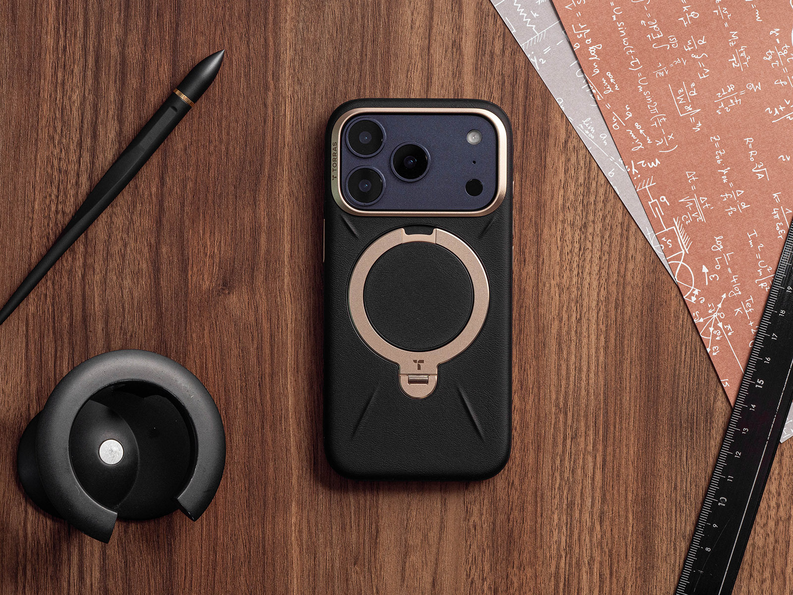 圖拉斯 Torras Ostand Spin VegSkin Magnetic 皮革款 - 實拍圖 10