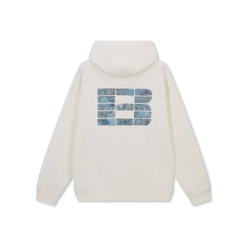 BONELESS 牛仔印花 連帽長袖