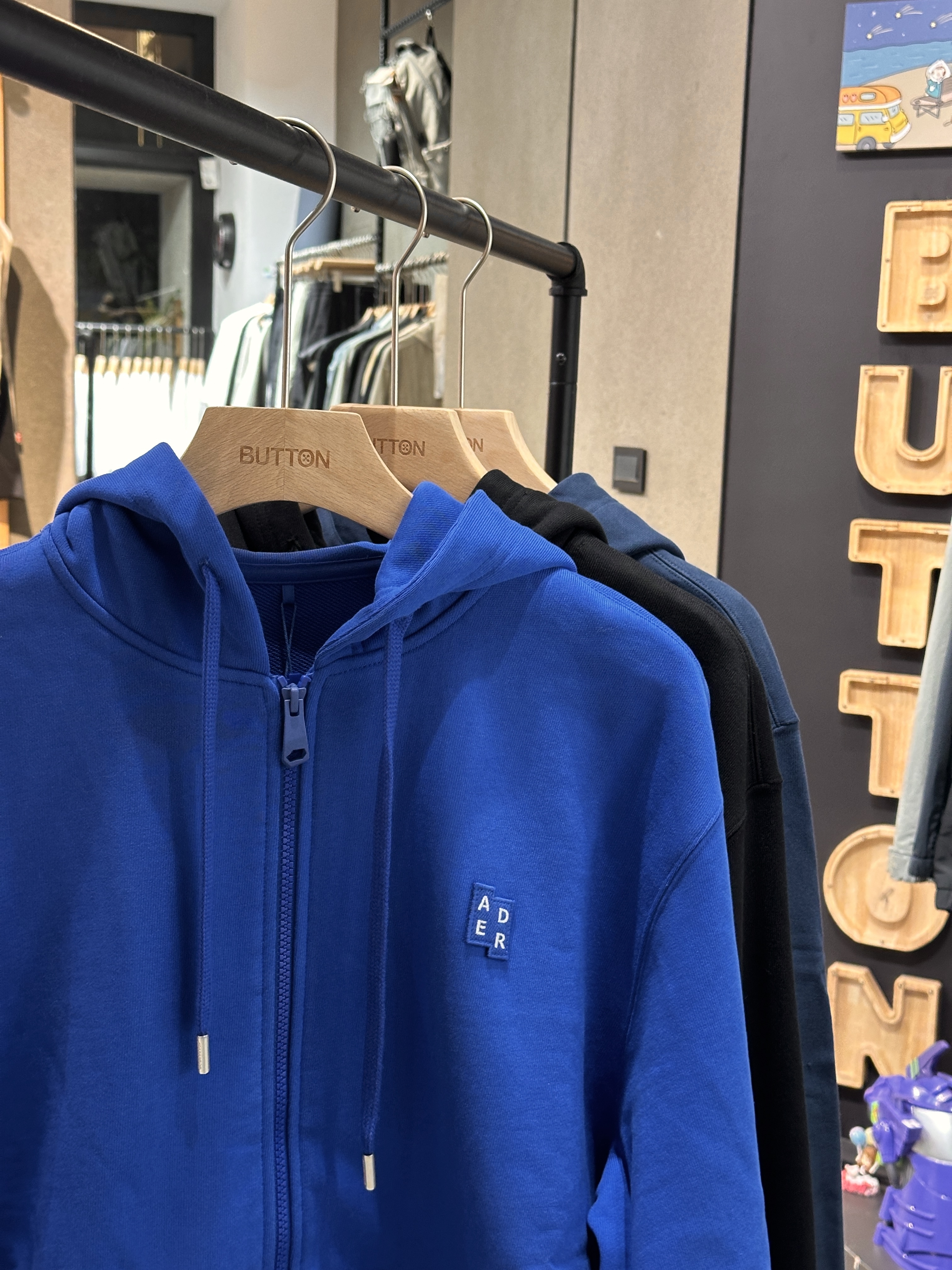 【現貨】Ader error BL Tag hoodie zip-up 經典款布標 連帽外套 割線款 BMSGFYHD0401 BO42FYHD0401