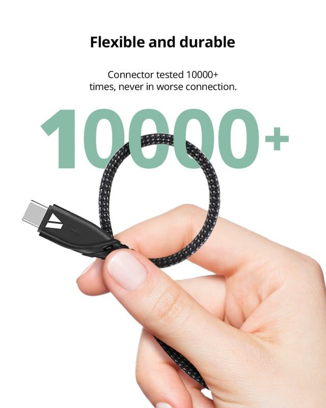 SUPERV CC51 Charging Cable 100W 120cm 5in1 PD100W USB-A/Type-C Wireless Watch Support