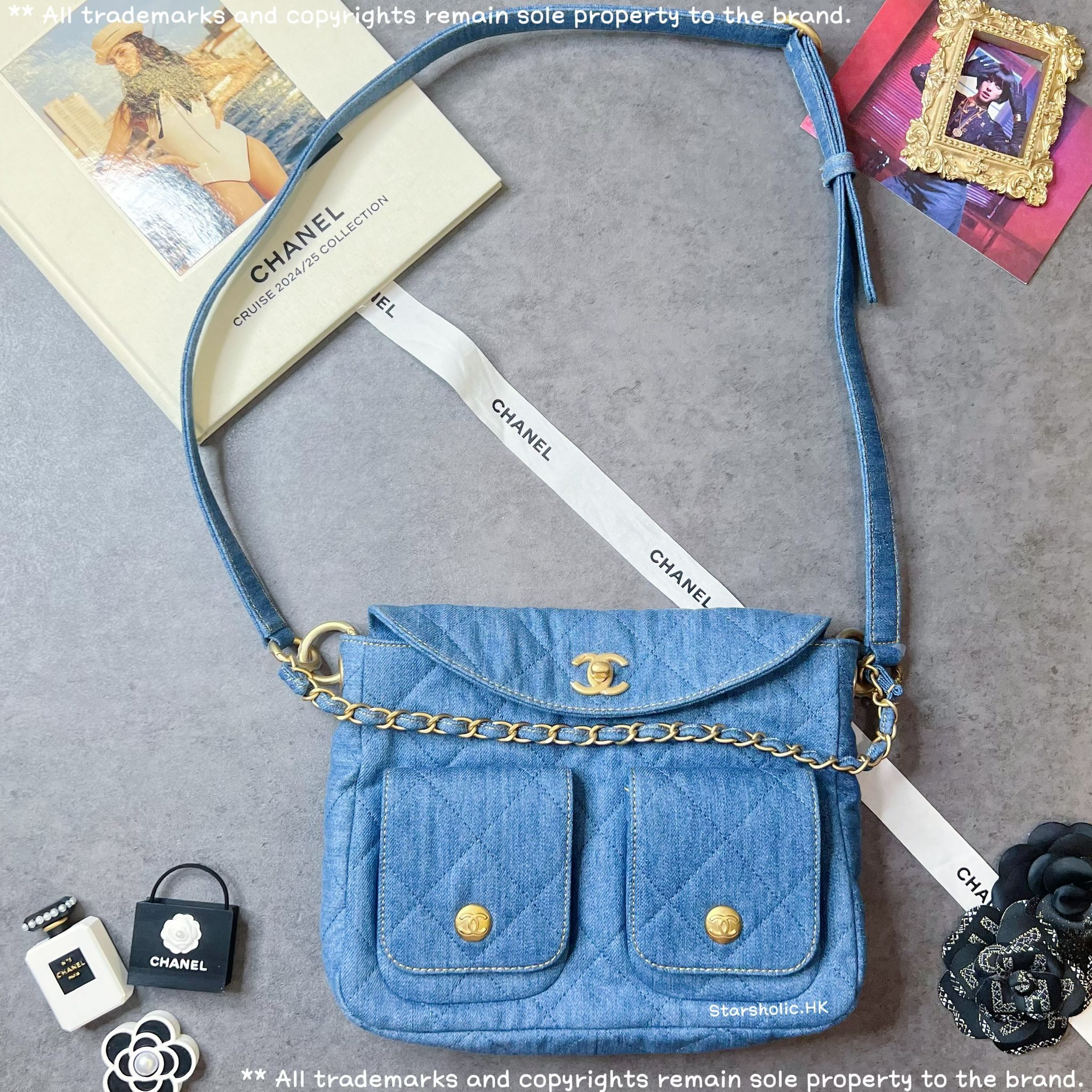 「SOLD」CHANEL Denim Hobo Bag