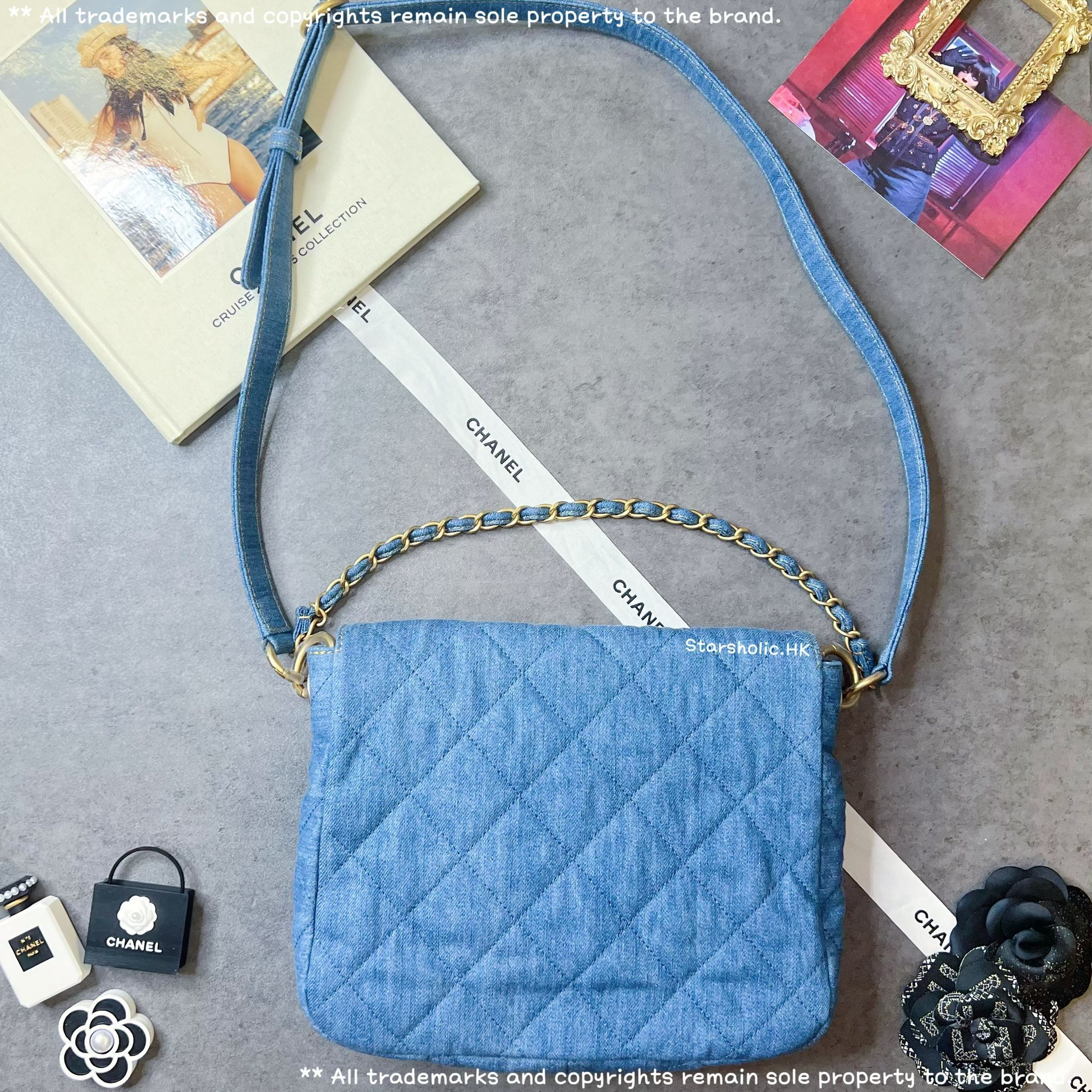 「SOLD」CHANEL Denim Hobo Bag