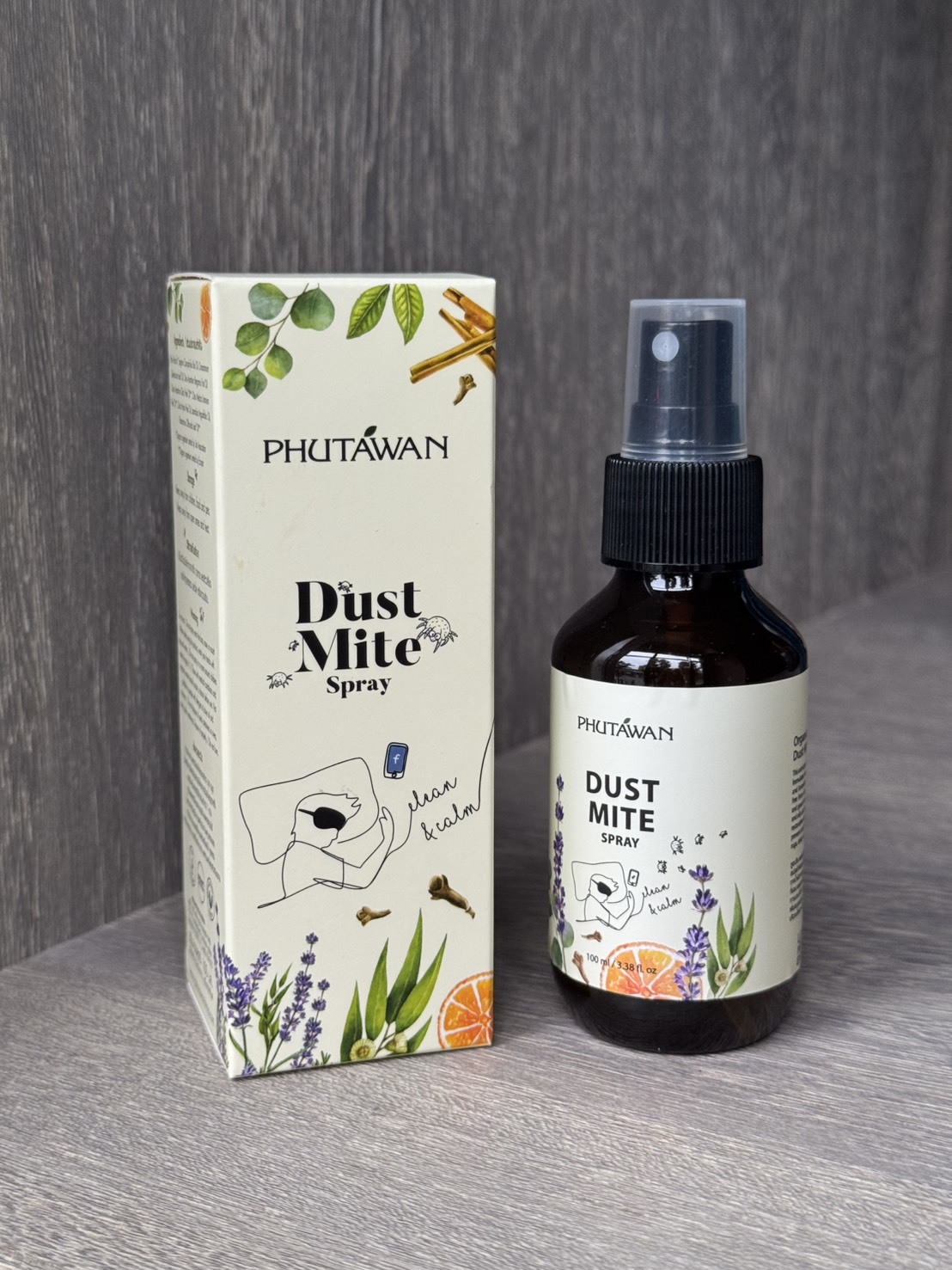 #現貨激推 泰國品牌 Phutawan 普坦旺 除塵蟎噴霧 100ml