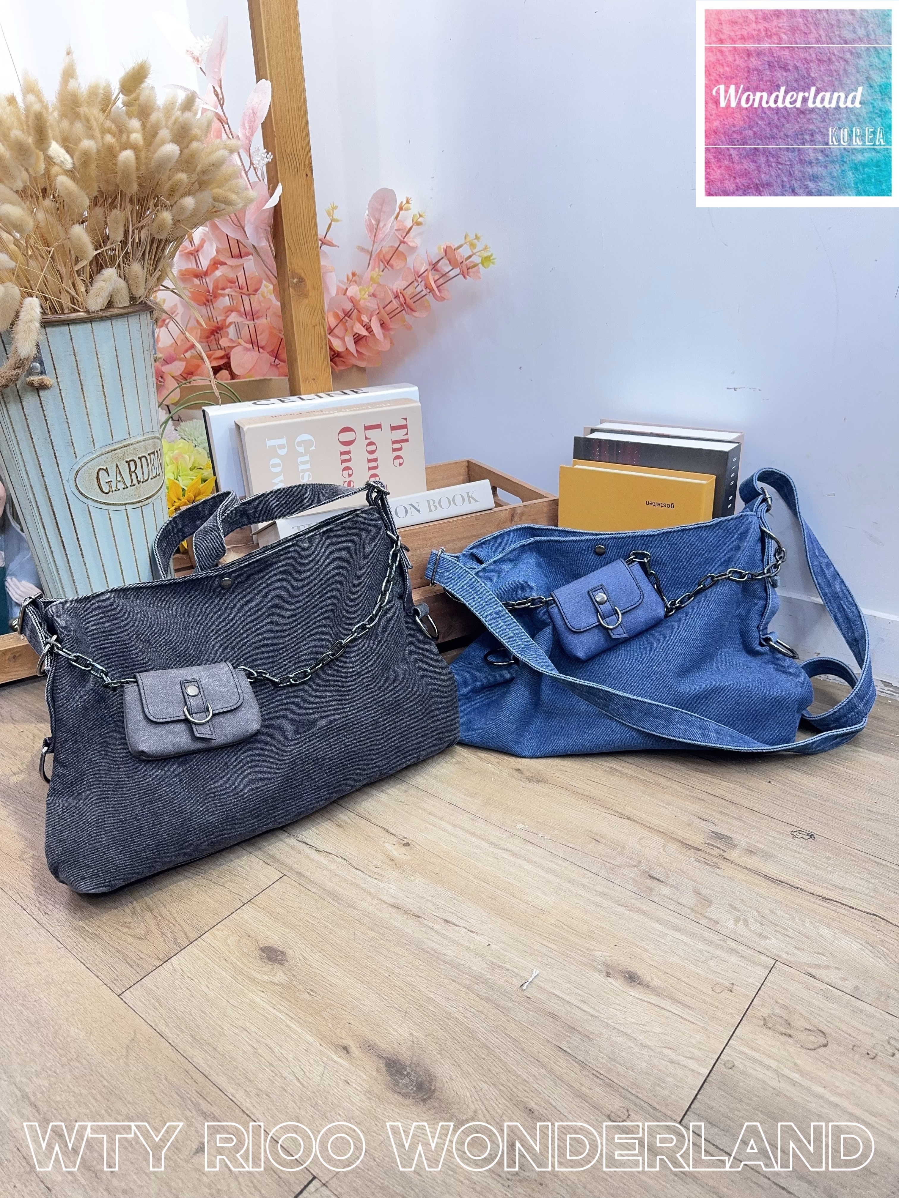 B19-B20 W101009牛仔鏈包