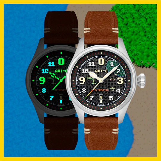 AVI-8 Capcom 1942 Pixel Limited Edition Onyx Ace AV-4126-01