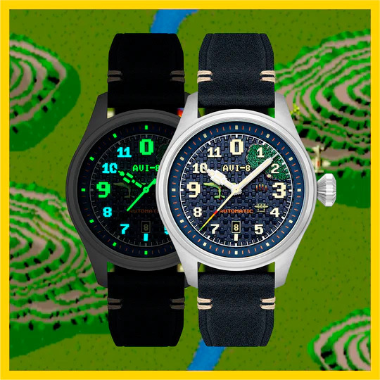 AVI-8 Capcom 1942 Pixel Limited Edition Azure Ace AV-4126-02