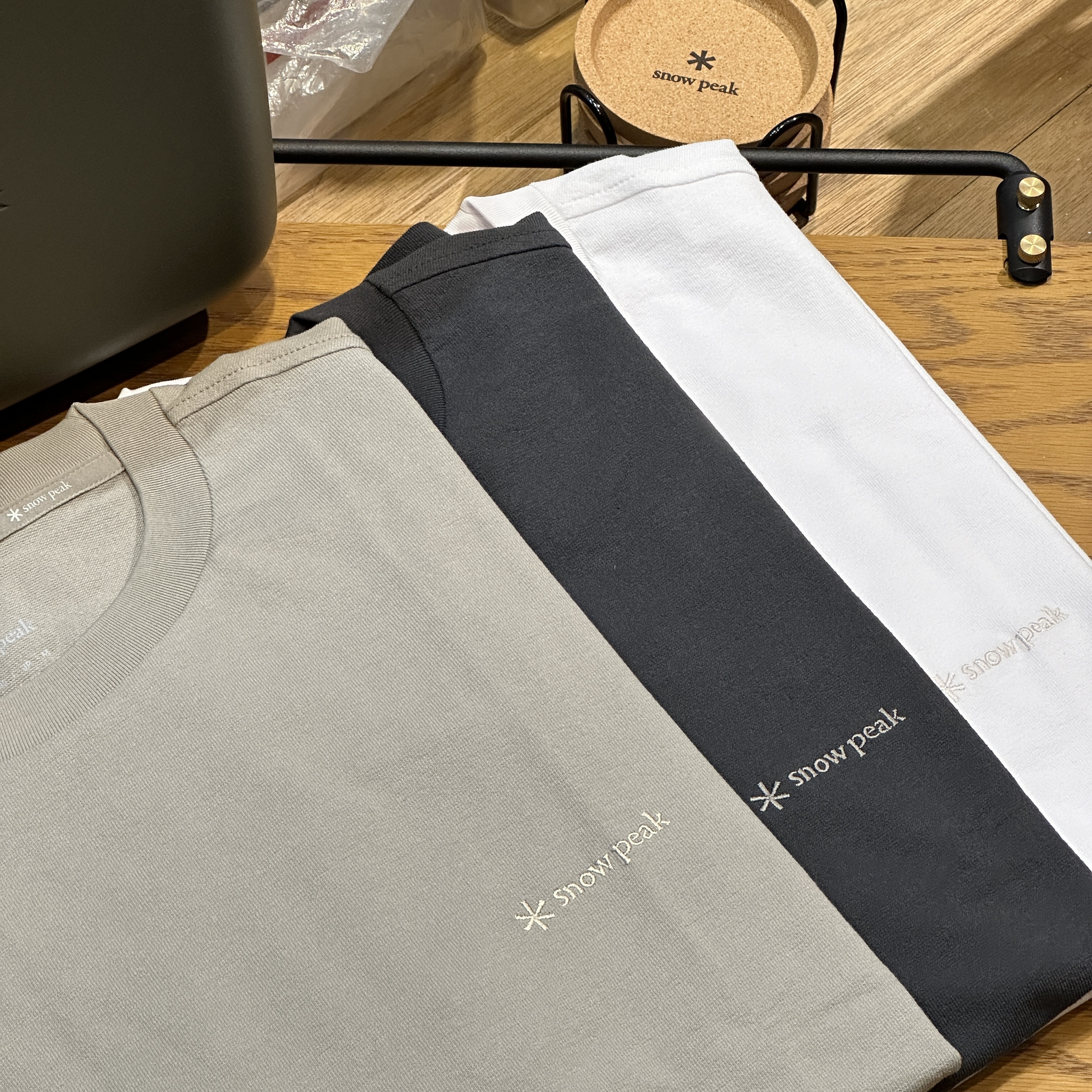 【現貨】snow peak Sorona Basic Short Sleeve T-shirt Sorona 速乾刺繡logo短tee S25MMFTS04