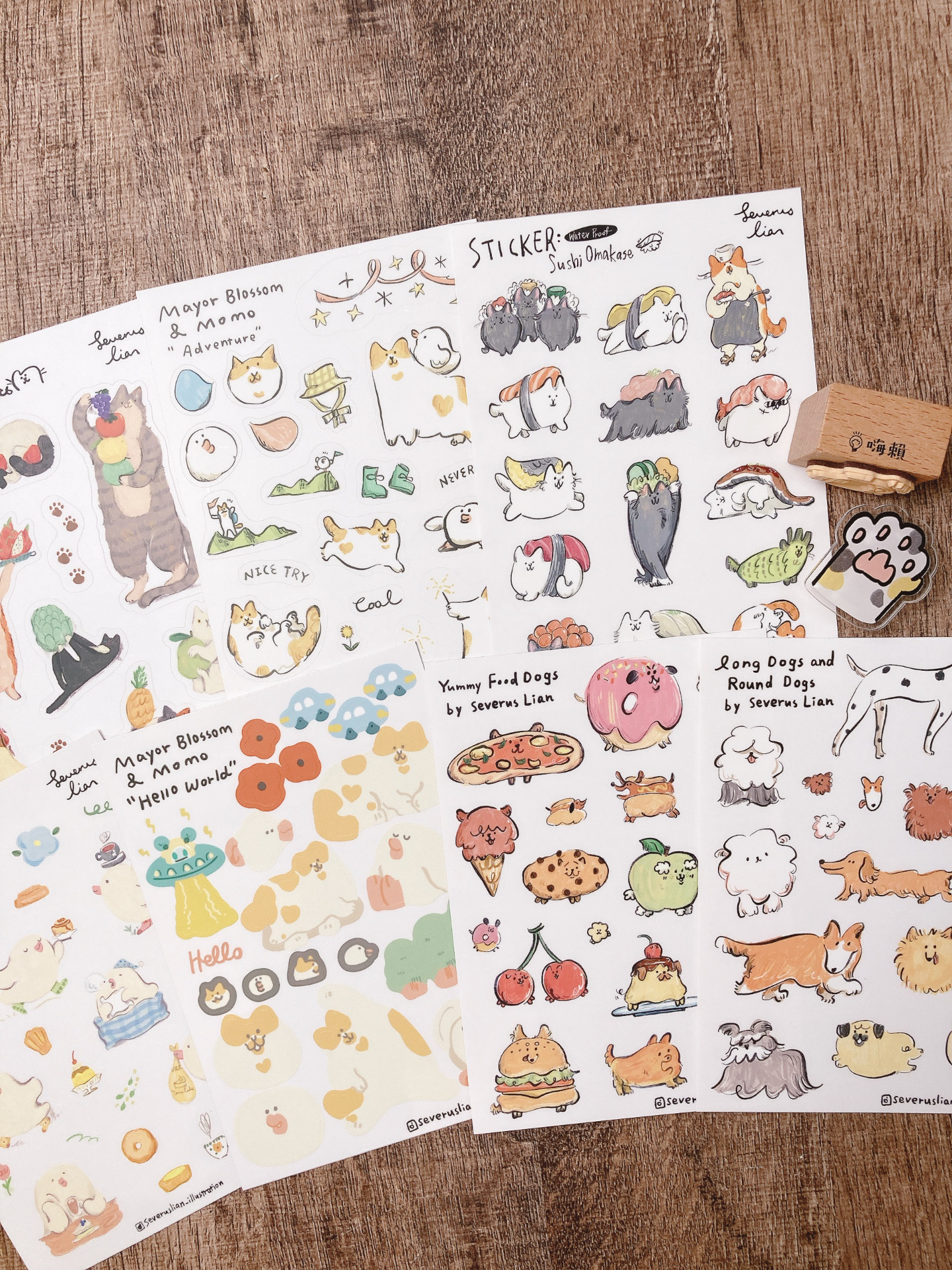 里恩太太｜圖鑑貼紙 - 多款可選