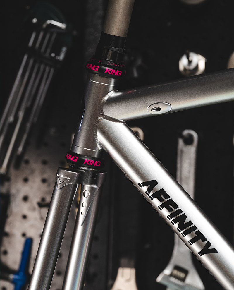 Affinity x Faithgear Lo Pro 聯名限量 車架組 - Holo Silver