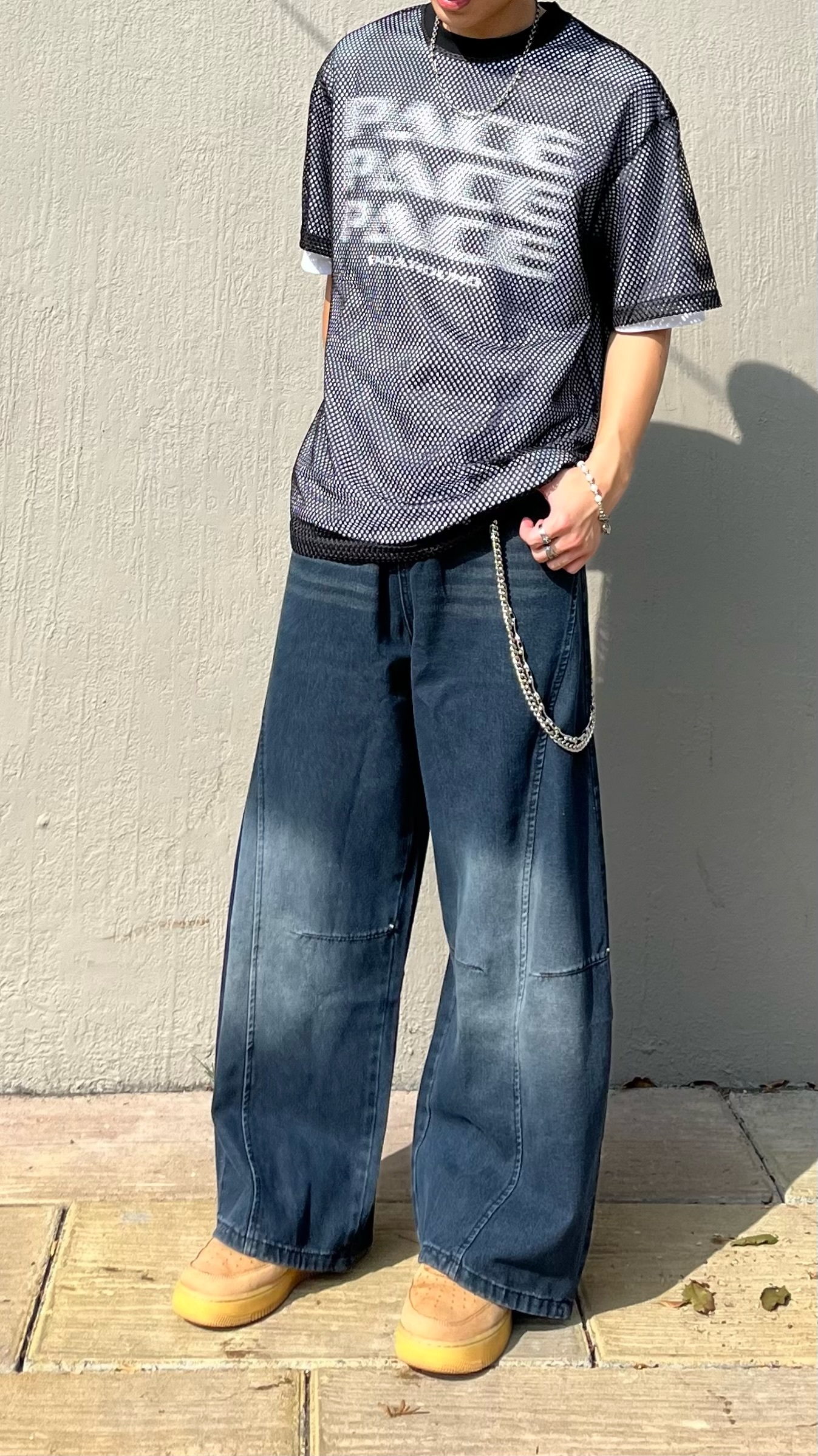 Select By Yourˊs 透氣網孔寬鬆罩衫