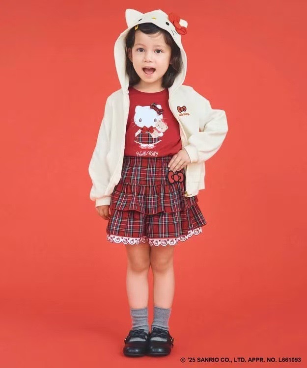 𝐒𝐚𝐧𝐫𝐢𝐨 Hello Kitty 格仔蛋糕短裙