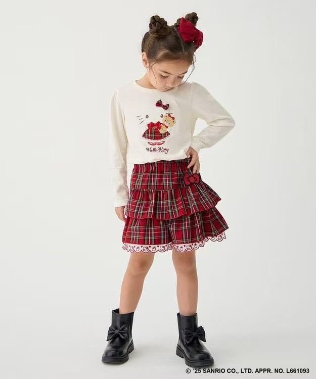 𝐒𝐚𝐧𝐫𝐢𝐨 Hello Kitty 格仔蛋糕短裙