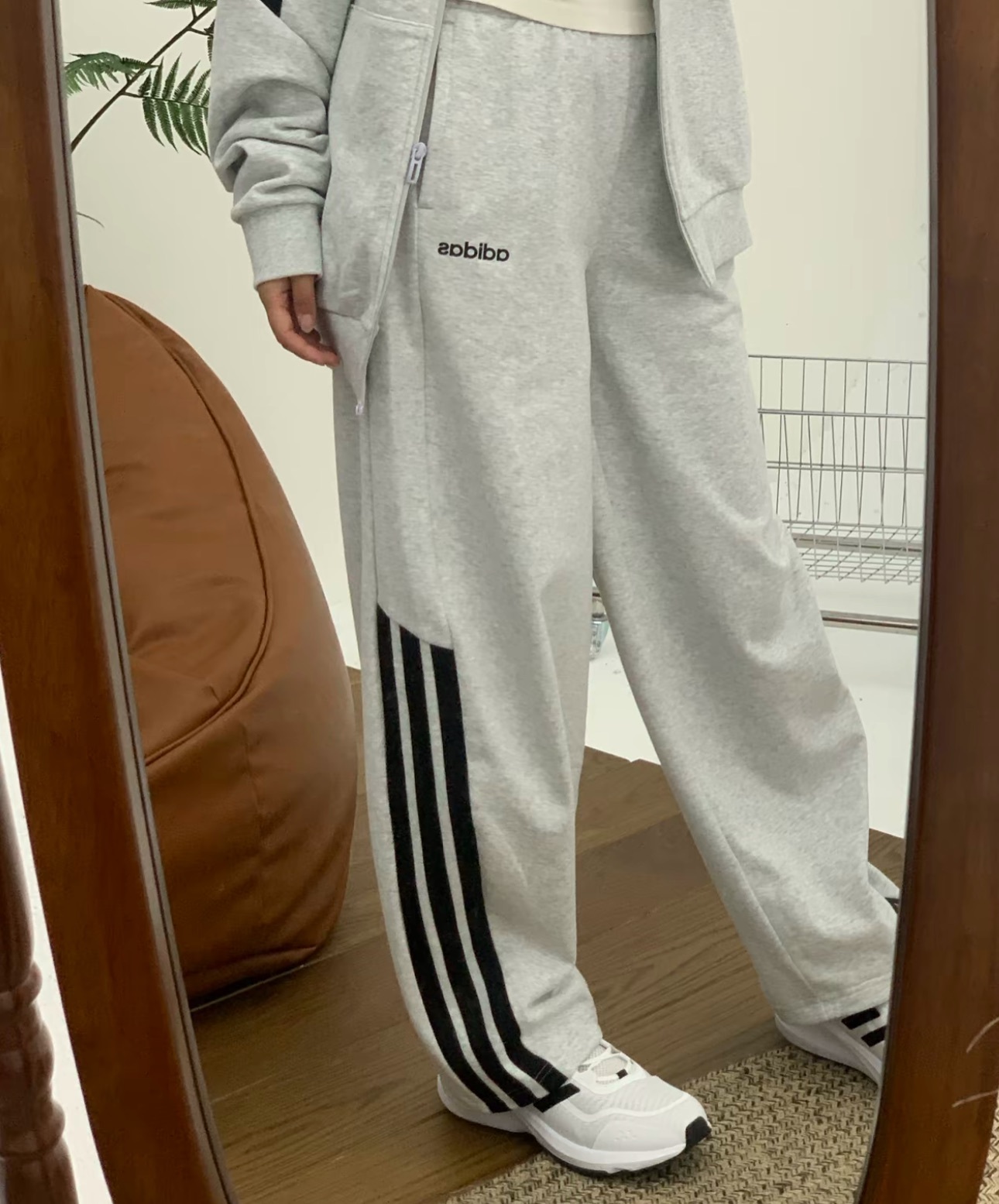 ADIDAS CASUAL PANTS 休閒寬鬆長褲 棉褲 男女同款