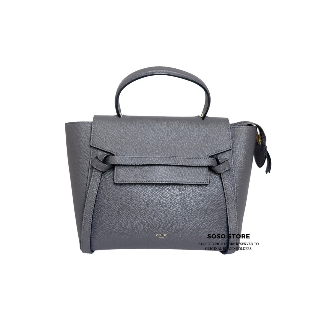 Celine Belt Bag Micro - Grey / Ghw