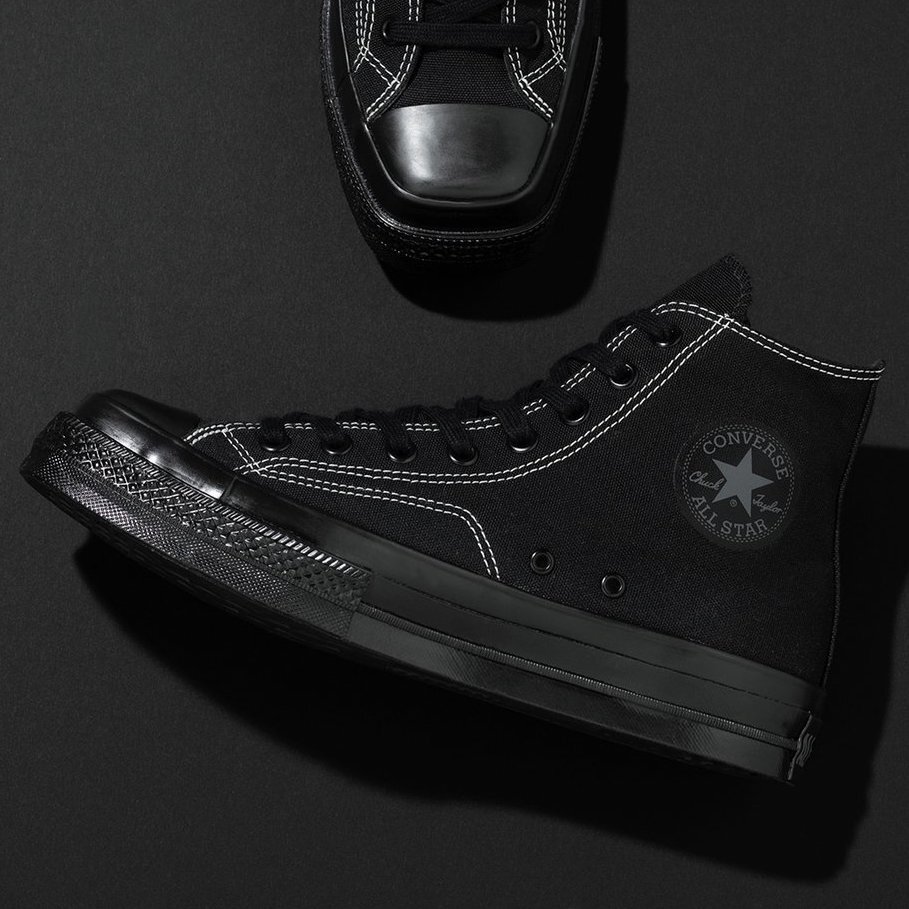 converse 小方頭系列 全黑高筒