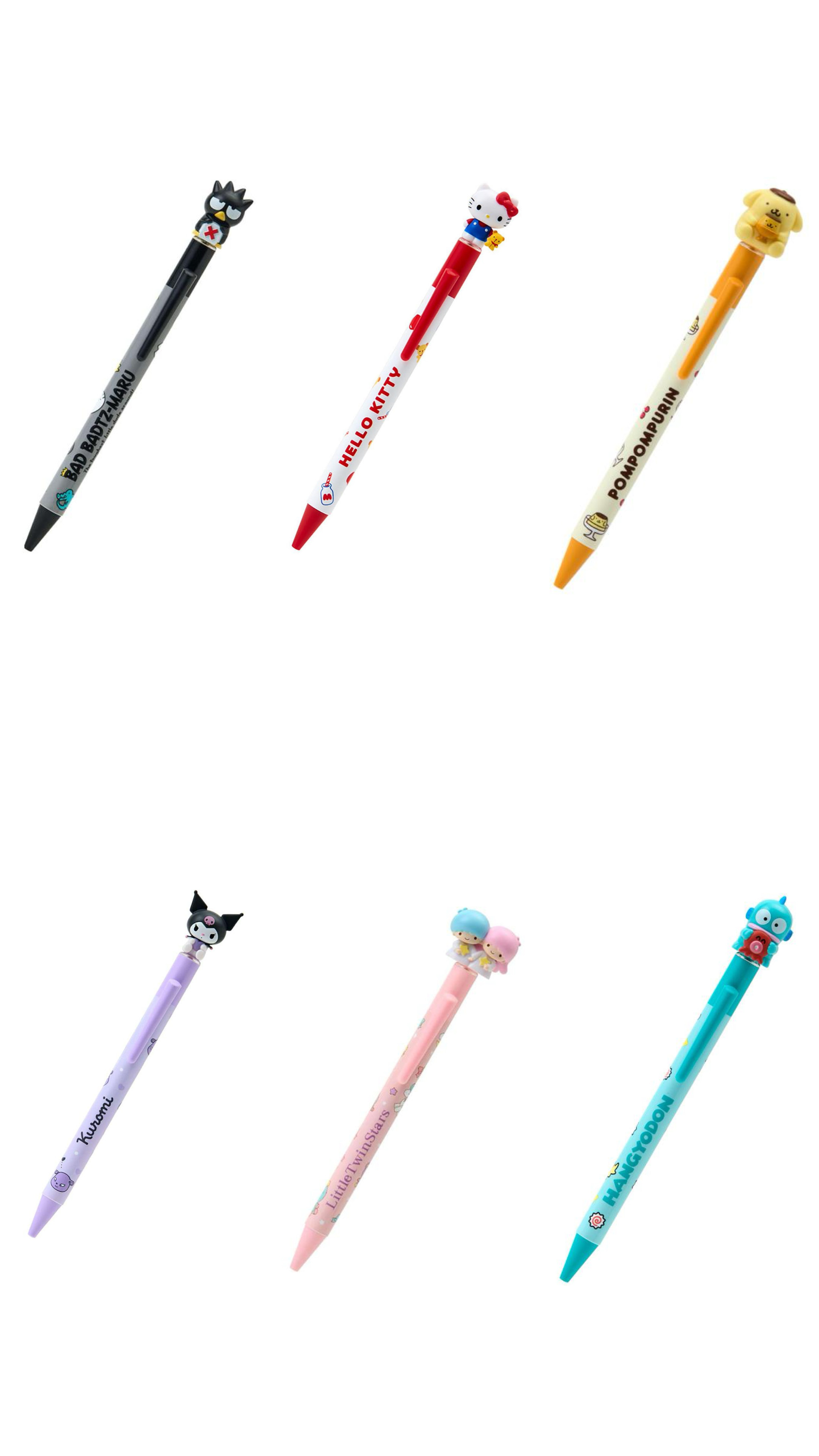 JP Sanrio 公仔頭原子筆 7086 6607 6997 6799 6102 7321 6508 TK251009